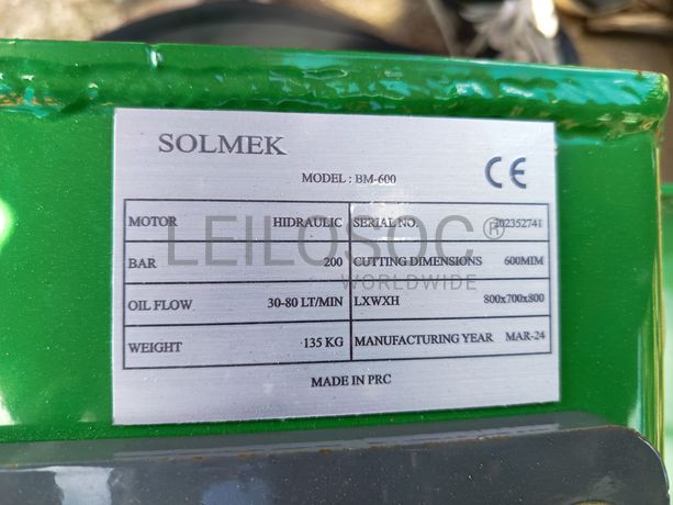 Triturador Solmek · Ano 2024