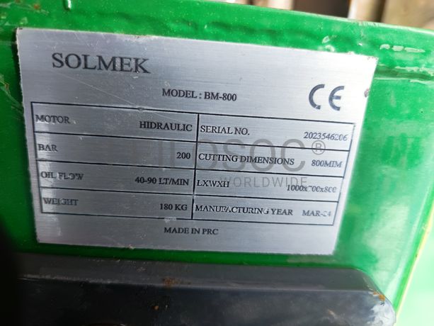 Triturador Solmek · Ano 2024