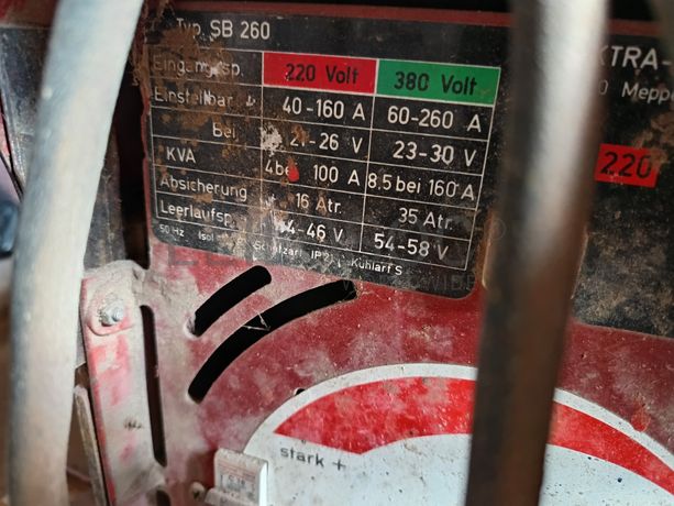 Aparelho de soldar Elektra Beckum