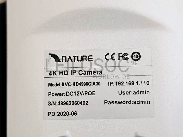 Câmara IP CCTV
