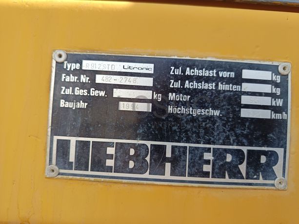 Giratória Liebherr · Ano 1994
