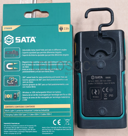 LUZ DE TRABALHO RECARREGÁVEL SEM FIOS INDUSTRIAL