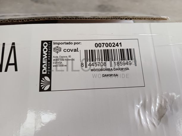 Motobomba a gasolina Daewoo