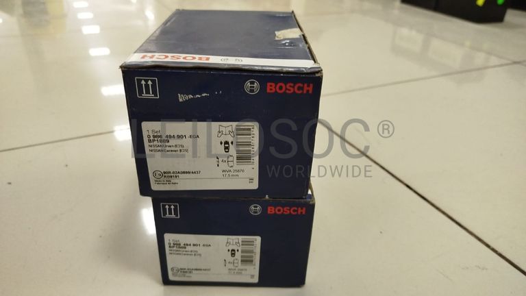 Calços de Travão Bosch