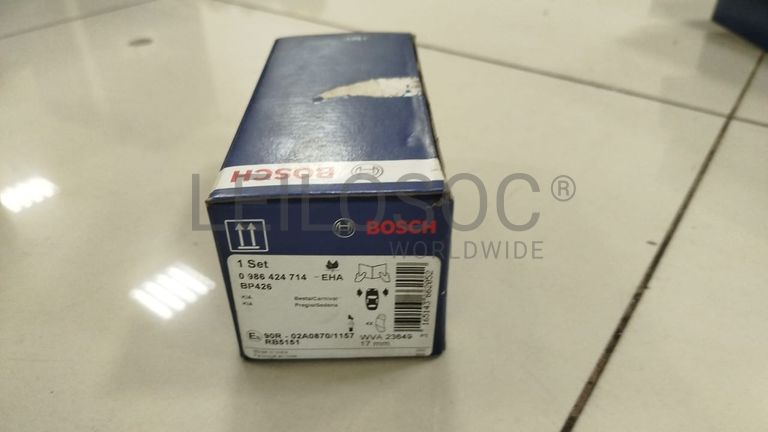 Calços de Travão Bosch