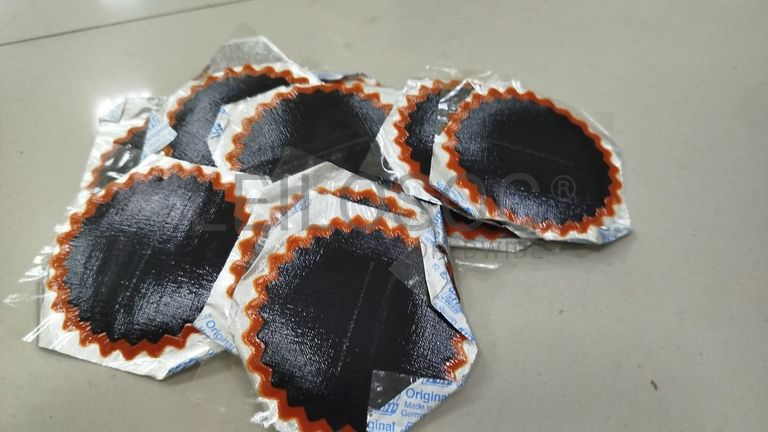 Motor de Arranque 24V e  Remendos Redondos de 75mm