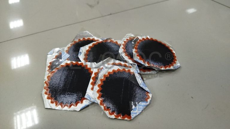 Motor de Arranque 24V e  Remendos Redondos de 75mm