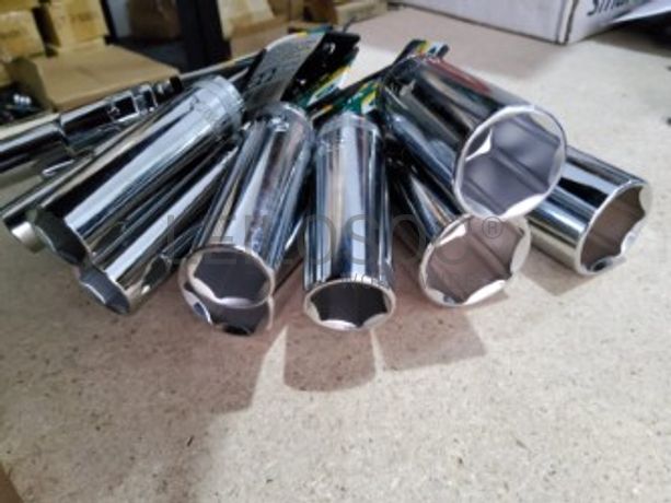 CONJUNTO 15 CHAVES DE CAIXA LONGAS 6 PONTOS DE 1/2"