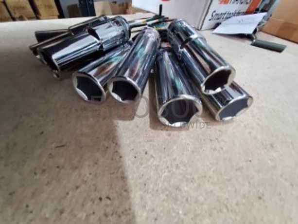 CONJUNTO 9 CHAVES DE CAIXA LONGAS 6 PONTOS DE 1/2"