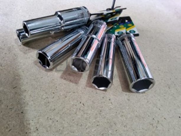 CONJUNTO 6 CHAVES DE CAIXA LONGAS 6 PONTOS DE 1/2" 