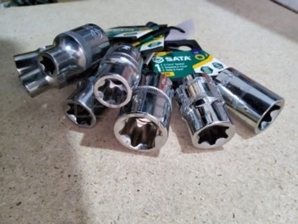 CONJUNTO 8 CHAVES DE CAIXA Torx®  DE 1/2"