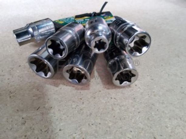 CONJUNTO 8 CHAVES DE CAIXA Torx®  DE 1/2"