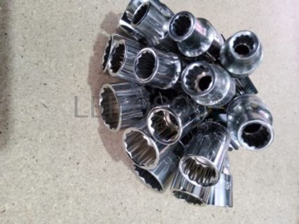 CONJUNTO 17 CHAVES DE CAIXA 12 PONTOS DE 1/2"