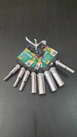 CONJUNTO 8 CHAVES DE CAIXA LONGAS 6 PONTOS DE 1/4"