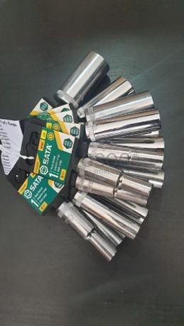 CONJUNTO 15 CHAVES DE CAIXA LONGAS 6 PONTOS DE 3/8"