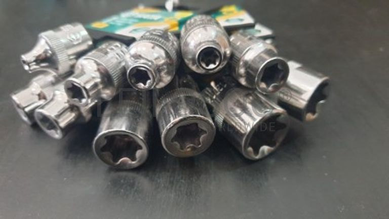 CONJUNTO 12 CHAVES DE CAIXA Torx®  DE 3/8"