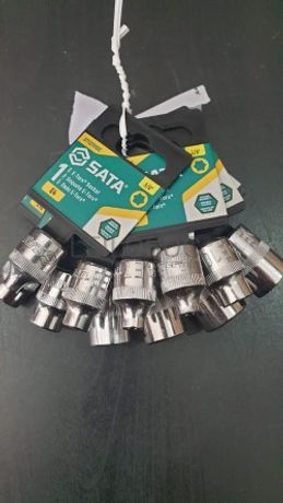 CONJUNTO 12 CHAVES DE CAIXA Torx®  DE 3/8"