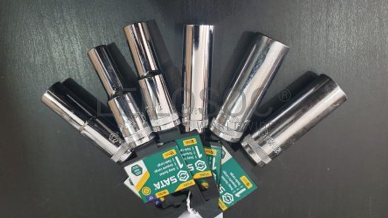 CONJUNTO 6 CHAVES DE CAIXA LONGAS 12 PONTOS DE 1/2"