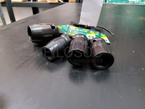 CONJUNTO 5 CHAVES DE IMPACTO 6 PONTOS DE 1/2"