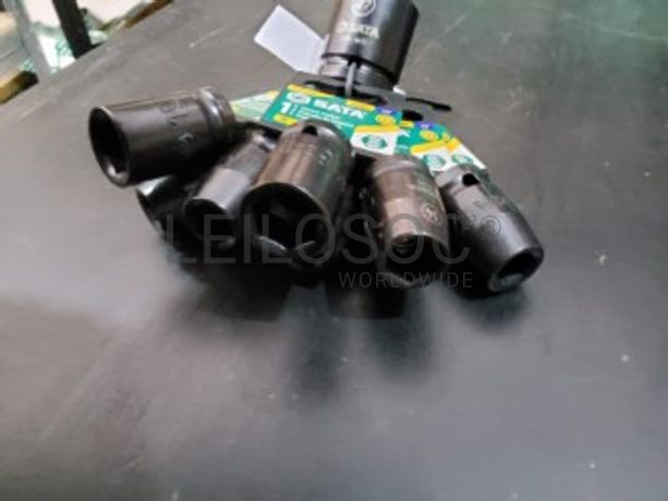 CONJUNTO 8 CHAVES DE IMPACTO 6 PONTOS DE 1/2"