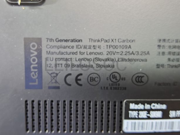 Portátil Lenovo THINKPAD Carbon G7