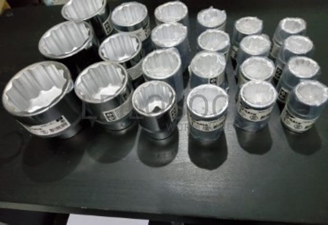 CONJUNTO 21 CHAVES DE CAIXA 12 PONTOS DE 3/4"