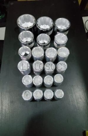 CONJUNTO 21 CHAVES DE CAIXA 12 PONTOS DE 3/4"