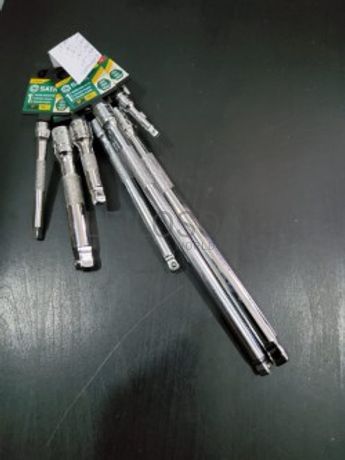 CONJUNTO DE 7 BARRAS (EXTENSÕES) COM BLOQUEIO