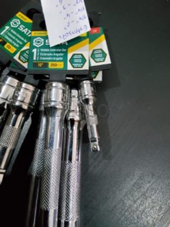 CONJUNTO DE 7 BARRAS (EXTENSÕES) COM BLOQUEIO