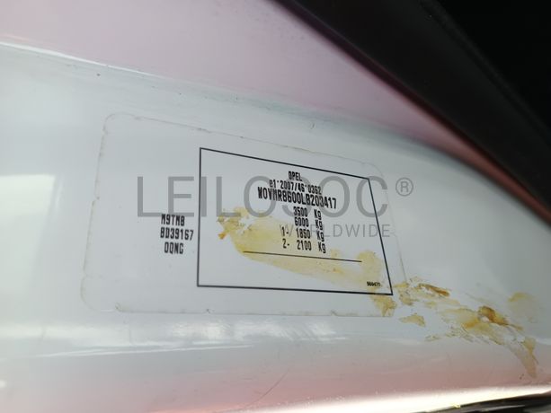 Opel Movano · Ano 2019