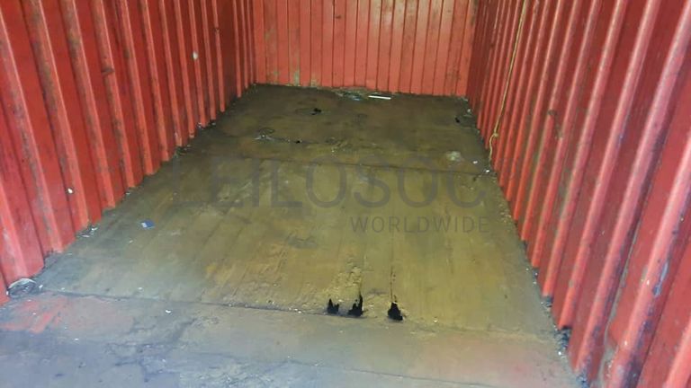 1 - 20 ft container
