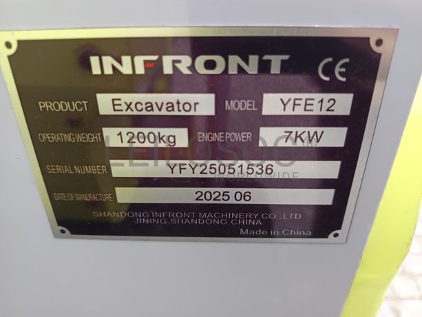 Mini Giratória Infront YFE12 · Ano 2025