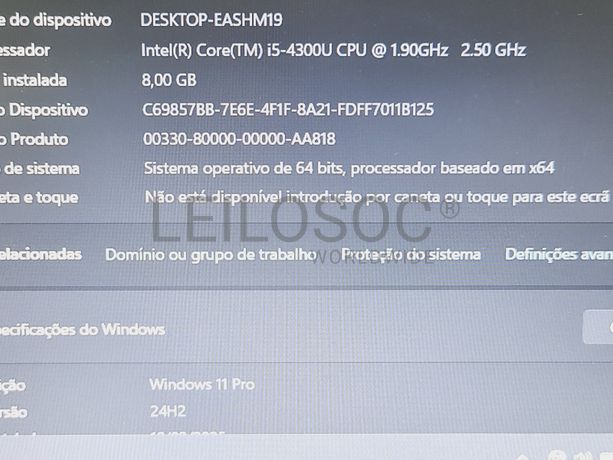 Portátil Toshiba Tecra