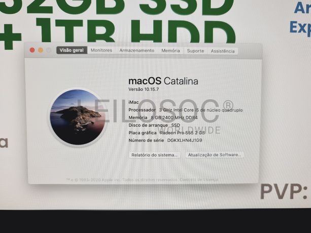 Computador Apple iMac A1418 All In One