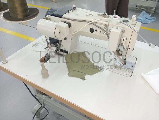 Máquinas de Ponto Corrido · Pregar Botões · Agulhas · Colarinhos