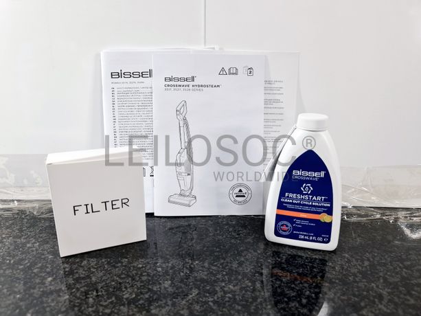 Aspirador Vertical All-in-One Bissell Crosswave Hydrosteam Pet Pro