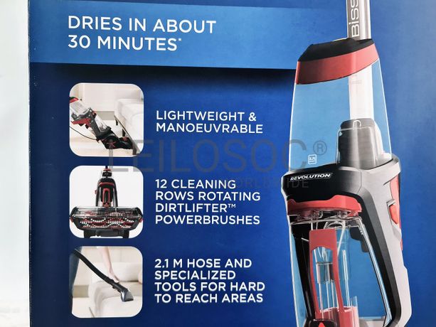 Aspirador vertical de tapetes Bissell ProHeat 2X Revolution