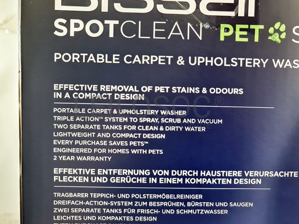 Aspirador portátil Bissell Spotclean Pet Select, 3 em 1