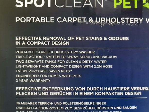 Aspirar Bissell Spotclean Pet Plus