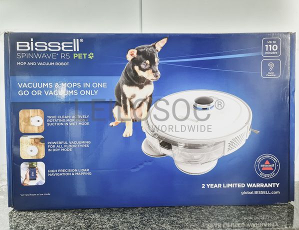 Aspirador robot com mopa Spinwave R5 Pet