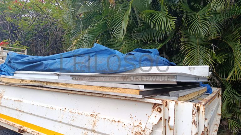 Contentor desmontado