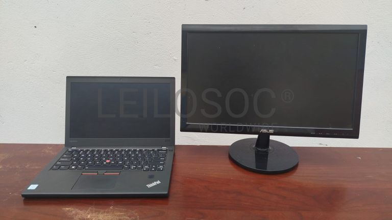 Portátil e Monitor