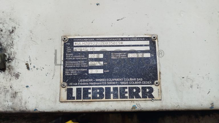 Escavadora Liebherr R984C