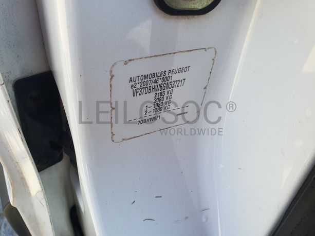 Peugeot Partner · Ano 2016