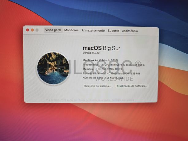 Computador Apple MacBook Air