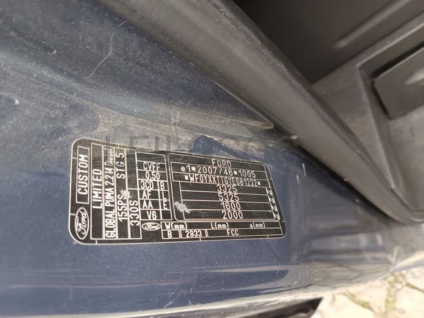 Ford Transit Custom · Ano 2014