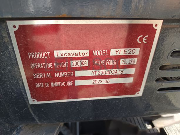 Mini Giratória Infront YFE20 · Ano 2023