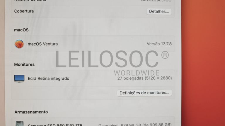 Computador Apple iMac A1419