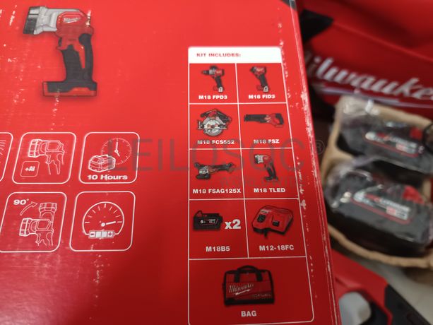 Kit Ferramentas Milwaukee