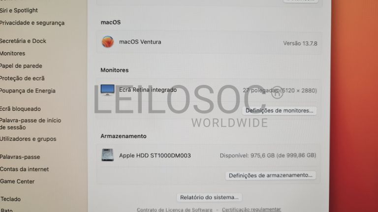 Computador Apple iMac A1419